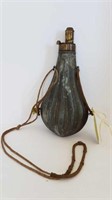 GUN POWDER FLASK WITH BRASS MEASUREMENT