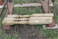 Lot of 3 Bannister Posts