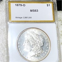 1879-O Morgan Silver Dollar PCI - MS63