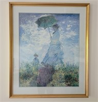 Claude Monet 1875 Woman w/ Parasol Art