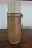Leather Thermos 13" tall