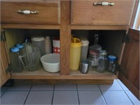 Bottom Kitchen Cabinet - All Contents