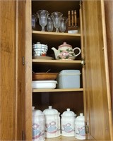 Top Kitchen Corner Cabinet #5 - all items