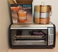 Vintage Ice Bucket /Blk & Decker Convection Oven