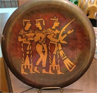 Egyptian Plate w/ Stand 10" round