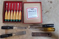 Millers Fall Wood Carving Tool Set & Chisels