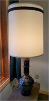 Vintage Lamp w/ Bronze Tones - 42" tall