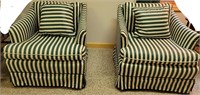 2 Sunroom Chairs w/ pillows 28x30x27