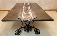 Reinassance Dining Table & Rose Tapestry Table Run