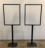 (2) 23"x29" Sign Stands