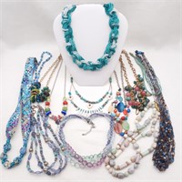 Blue / Green Costume Necklaces