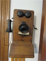 Kellogg Oak Wall Phone