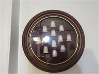 12 Days of Christmas Thimbles Framed