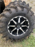 4 STI HD Alloy rims with 34x10.00-17nhs Tires