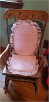 Child/doll rocking chair, Early American maple