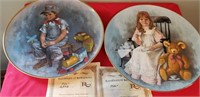 Reco collector plates, w/certificates