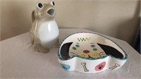 Frog Pitcher, dog water dish