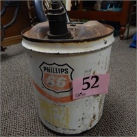 PHILLIPS 66 METAL GAS CAN 17 IN