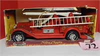 NYLINT METAL FIRE ENGINE STEEL TOUGH 17 IN