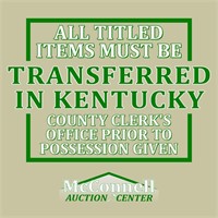 Titled Items Must Be Transferred in Kentucky