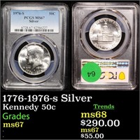 PCGS 1776-1976-s Silver Kennedy Half Dollar 50c Gr