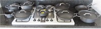 13 PC. SET OF COMMERCIAL ALUMINUM COOKWARE CO. POT