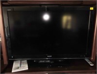 SHARP 52" LCD TV - MODEL: LC52D82U WITH REMOTE
