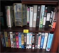 VHS/DVD PLAYER, VHS TAPES, DVD'S, ETC.
