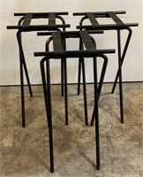 (3) Serving Tray Stands