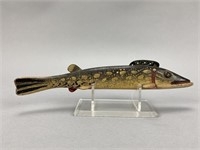 Oscar Peterson Northern Pike Fish Spearing Decoy