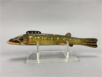 Oscar Peterson Northern Pike Fish Spearing Decoy