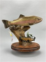 Ness Lefort Hand Carved Rainbow Trout