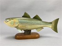 Willy McDonald Hand Carved Striped Bass