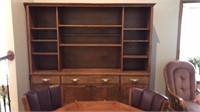 Solid one piece display hutch-81” wide x 81”