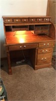 Roll Top desk -with built in light-it works