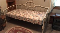 Metal Day Bed with Sealy Mattress -81” long x 38”