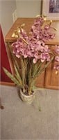 Faux flower pot Lilly approx 36" tall