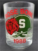 Vintage 1988 Rose Bowl Collectors Glass