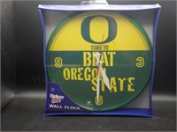 NIB 12" Round Oregon State Wall Clock