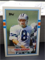 Troy Aikman Rookie Card 1989 Topps Traded #70T