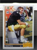 Brett Farve Rookie Card 1991 Upper Deck #13