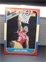 1986 Fleer Julius Erving Card #31