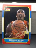 1986 Fleer Dominique Wilkins Card #121