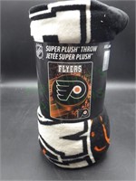 NIP Philadelphia Flyers Super Plush Throw Blanket
