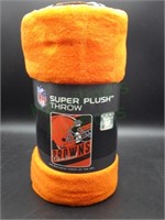 NIP Cleveland Browns Super Plush Throw Blanket