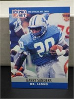 Barry Sanders 1990 NFL Pro Set Card #102