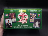 Factory Sealed 1991 Score Baseball Collector Set