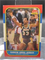1986 Fleer Kareem Abdul-Jabbar Card #1