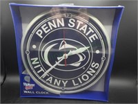 NIB Penn State 12" Round Wall Clock