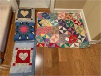QUILT TOP AND SHAMS